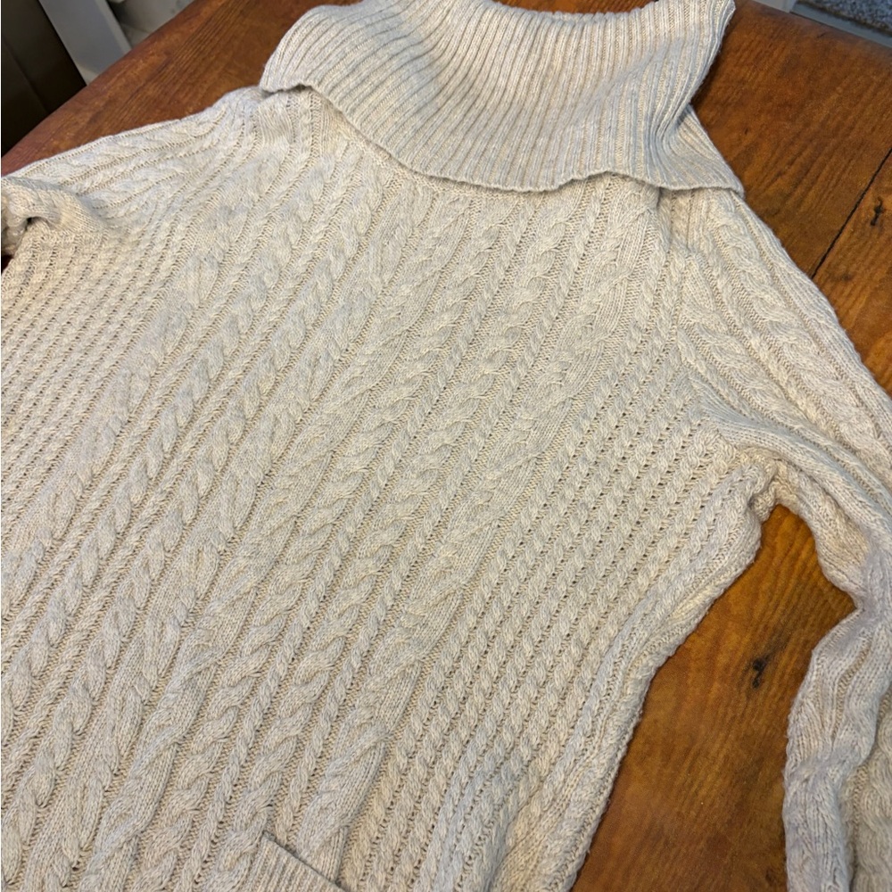 Rachel Zoe Ivory Knit‎ Long Sleeve Dress - Picture 3 of 9